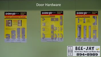 Door Hardware at Beejays Security Doors in Buffalo, New York