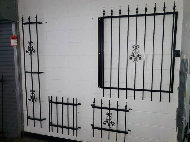 stationary and opening steel window bars at beejay security doors