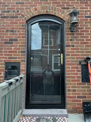 arch top security door in buffalo new york