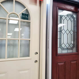 entry doors with glass designs in buffalo new york